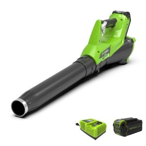 그린웍스 G-MAX 40V 엑시엘 브로워(5Ah 배터리 1+고속충전기 1포함)충전식브로워