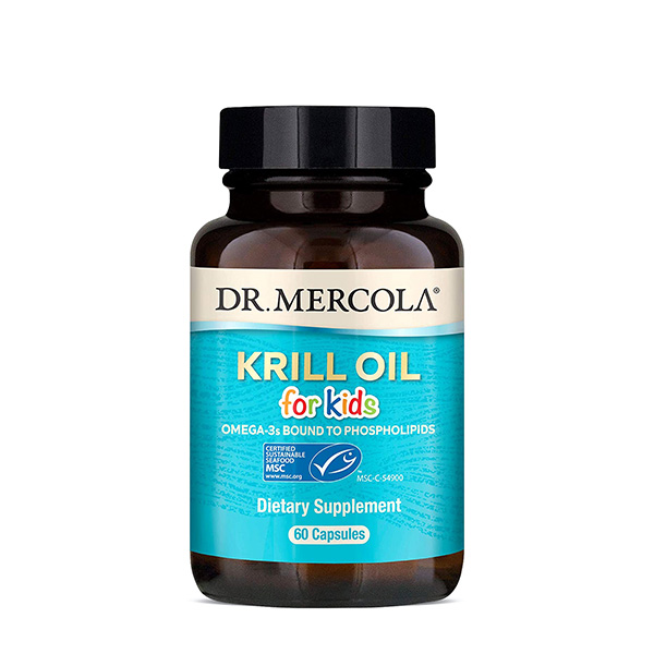 <b>닥터머콜라 어린이</b> 크릴 오일 오메가 3 60캡슐 - Dr.Mercola Krill Oil for Kids 60 cap