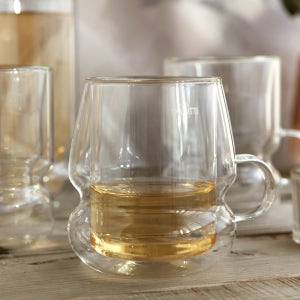 까사무띠 돌체 내열 이중유리컵 2p set