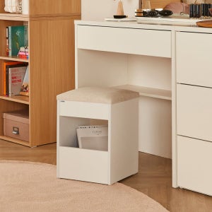 트루베퍼니처 아임스툴 폭신한 쿠션 다용도 화장대 의자