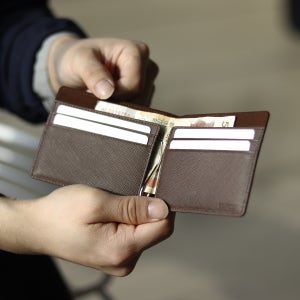 머니클립 슬림형 가죽지갑