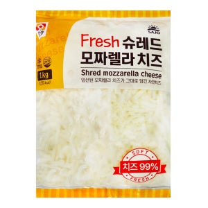 사조오양 슈레드 모짜렐라 치즈 1kg
