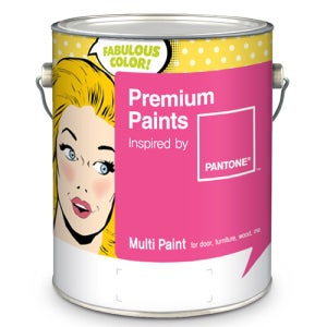 팬톤 친환경 셀프 페인트 실내 벽지 벽면 외벽 베란다 방문 가구 4리터 멀티 다용도 무광택