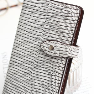 아이폰SE2 2020 다이어리 지갑형 소가죽 빈티지리자드 수제 핸드폰케이스