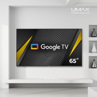 유맥스 AI65G 65인치 165cm 4K UHD 에너지1등급 구글 안드로이드 스마트TV 2년보증 업계유일 3일완료 출장AS / 게이밍모니터 벽걸이 지원 미러링 tv