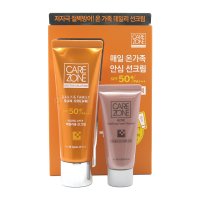 케어존 데일리 패밀리 선크림 80ml+폼31ml 기획세트