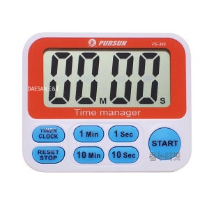 디지털 쿠킹 타이머 PS-395 스톱워치 요리 알람타임 주방용 스탑와치