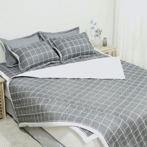 여름이불 시원한 시어서커 이불 모던체크 SS