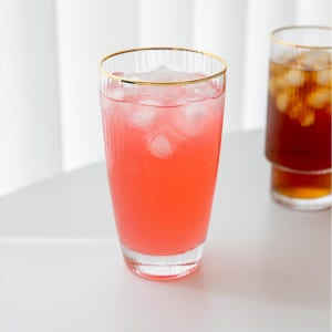 골드림 홈카페 대용량 유리 쥬스컵 550ml