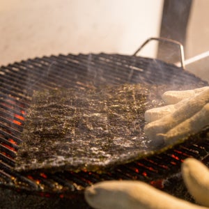 숯총각김 조미김 구운김 들기름 참기름 시장 숯불 맛있는김 즉석구이 수제