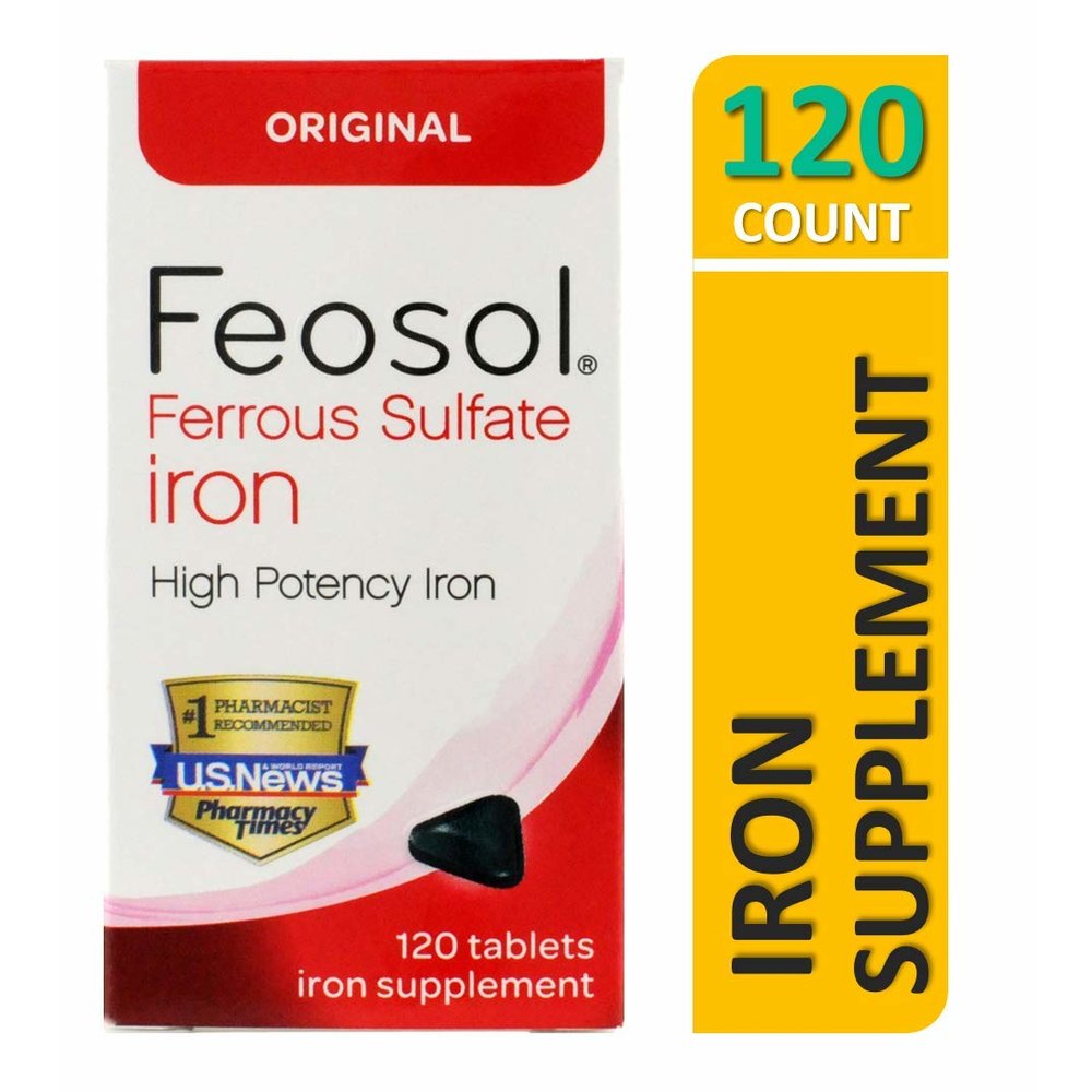 (미국직배) Feosol 철분 65mg 120정 Original Ferrous