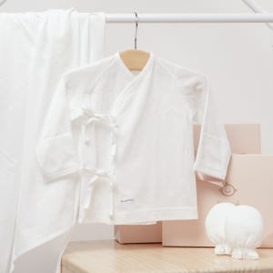 싱글무지 여름 아기 출산선물세트 속싸개 배냇저고리 손 싸개 3종