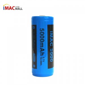 KC인증 26650 리튬이온충전배터리 보호회로 장착 5000mAh