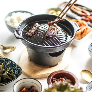 가정용 캠핑 무쇠 주물 미니화로 17cm