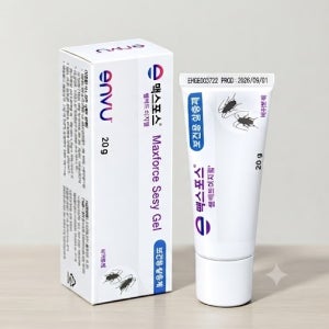 맥스포스 쎌렉트 셀렉트 이지겔 20g/바퀴벌레 먹이캡(4x4cm)12개+세척용칫솔1개 리뉴얼포장