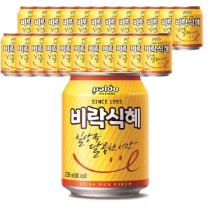 팔도 비락식혜 238ml X 24캔 전통 음료수