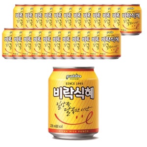 비락식혜 238ml X 24캔 전통 음료수
