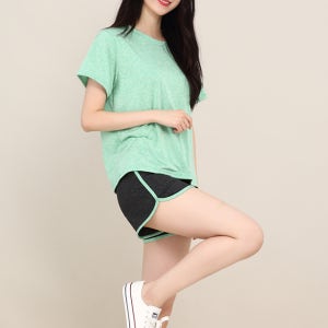 여성 여름 트레이닝 상하의 돌핀팬츠 세트