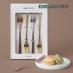 에델코첸 스텐 루나 디저트포크 과일포크 세트 4P 사틴 (무광)