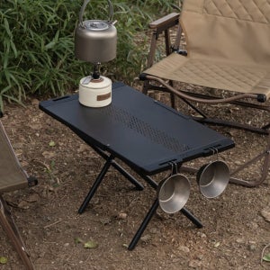 아베나키 아이언 플랫테이블 블랙