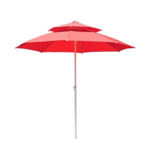 [렌탈] 레드 파라솔렌탈 행사용 2단 파라솔대여 임대