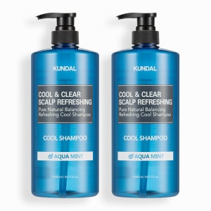 쿤달 스칼프 리프레싱 쿨 샴푸 2개 세트 아쿠아민트1058ml