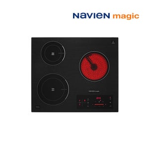 나비엔매직 빌트인 3구 하이브리드 전기렌지 인덕션 하이라이트 ERH-3603DN