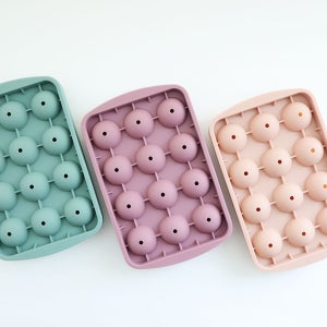 실리콘 원형 구 하이볼 아이스 얼음 틀 볼 트레이