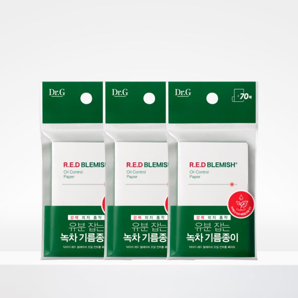 [1+1+1]닥터지 레드 블레미쉬 오일 컨트롤 페이퍼 70매 기름종이