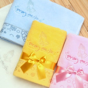 말씀타올 기도손 당신을위한기도 메세지 자수 수건