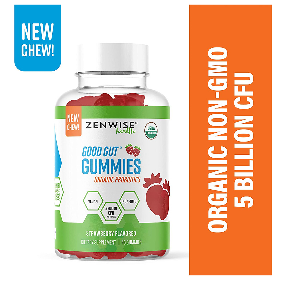Zenwise Health 젠와이즈헬스 <b>굿 거트 구미</b> 프로바이오틱스 45 개