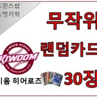 키움 히어로즈 야구 포토카드 랜덤카드 30장 트윈스샵 야구카드 야구팬 선물 수집