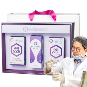 닥터요드 슈퍼요오드 아이오딘 영양제 2병과 퓨어다인 1병 선물세트