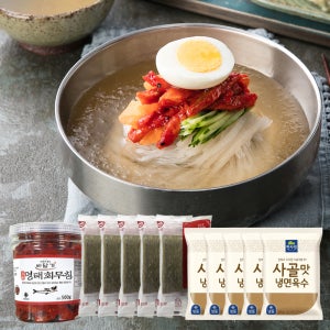 바담가 명태회냉면 5인분 코다리냉면 함흥사리 명태회무침 500g+물냉면, 3200g, 1개