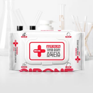 기본에 충실한 소독티슈 캡형 60매 5팩