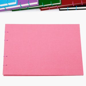 수제 드로잉북 크로키북 A4 마카롱핑크