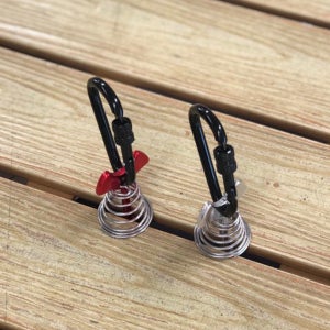 튼튼한 스프링 텐트 고정 오토 캠핑장 나무 바닥재 고리 오징어 데크팩 8개 세트