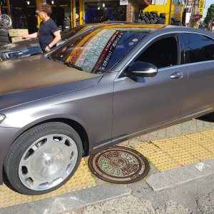 벤츠 마이바흐 떡판 20인치 휠(ST009) 사용중인 휠 타이어 대품가능 합니다