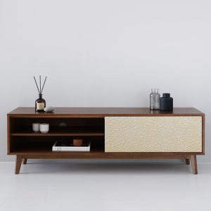 (서울/인근경기지역 직배송) FLORY TV거실장 1400x400x450mm, 0438.2547