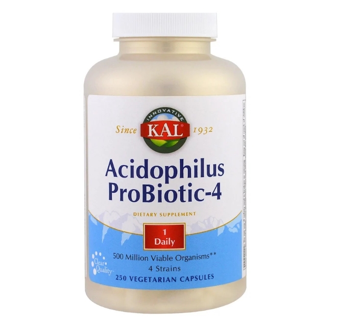 KAL <b>애시도필러스 프로바이오틱-4</b> 250 베지 캡슐 / acidophilus probiotic-4