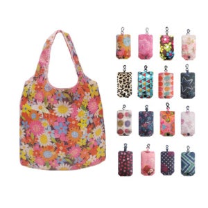 러블리 폴딩 접이식 휴대용 에코백 폴딩백 장바구니 시장가방