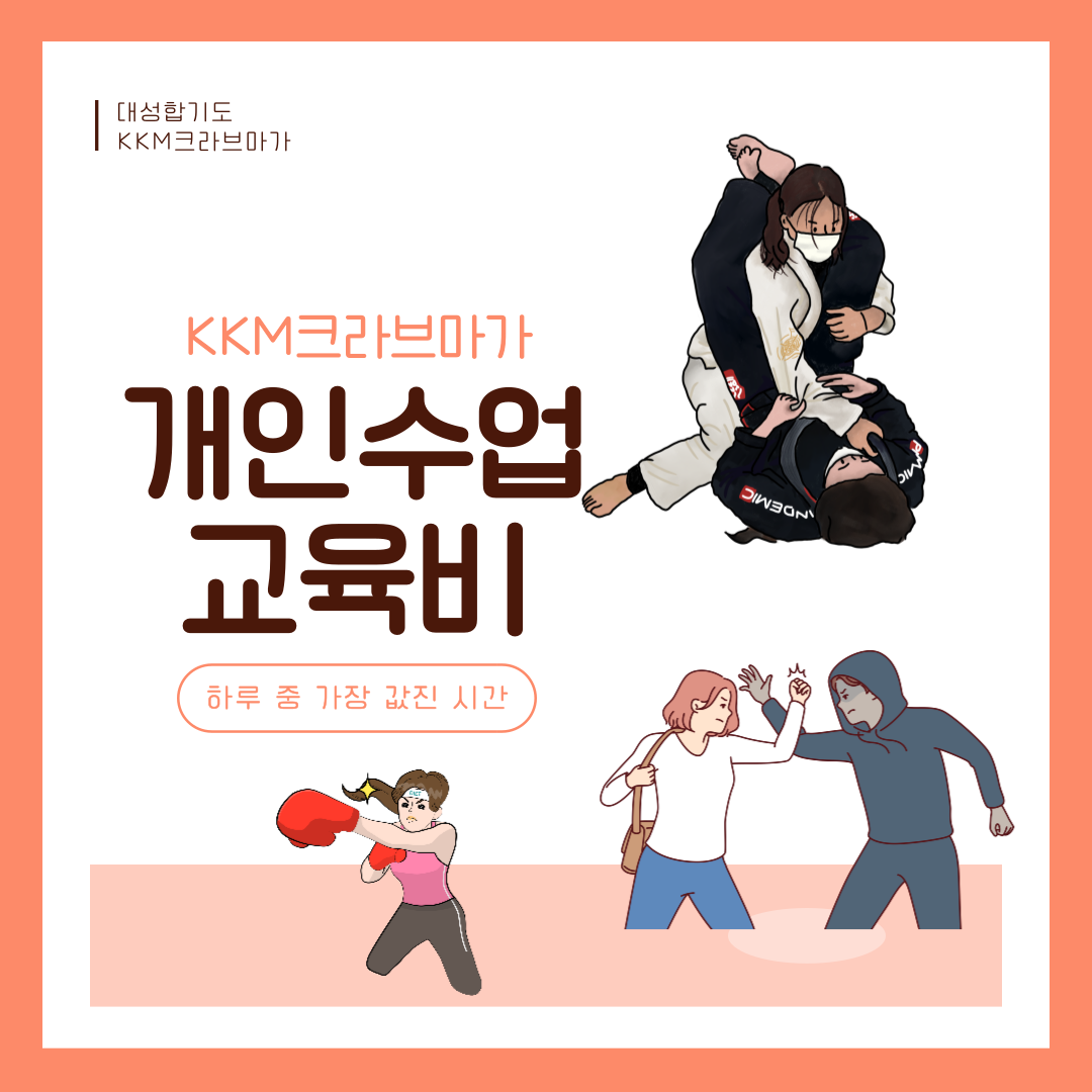 크라브마가 개인수업 1회교육비 (대성합기도 KKM크라브마가)