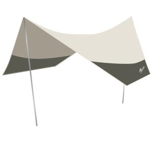 듀랑고 코튼 헥사 캠핑 면타프 L-ST 육각 베이지 양면 방수 그늘막