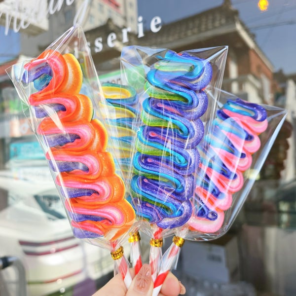 롤리팝머랭쿠키 레인보우