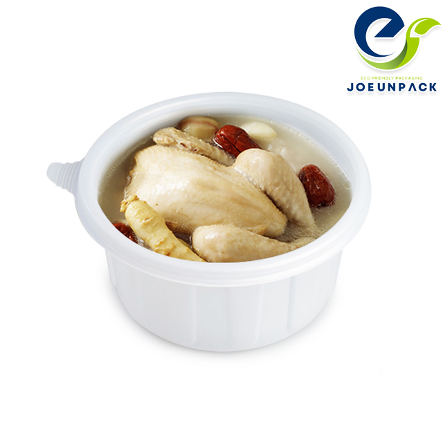 (12월특가)일회용 <b>158</b>파이 삼계탕용기 중 반투명 EL 박스400개세트