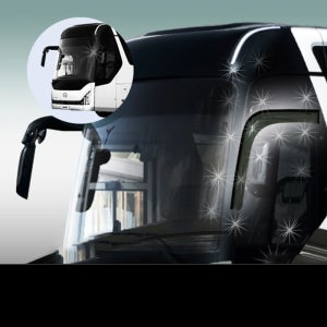 현대 유니버스 노블 전용 썬바이저 빗물받이 윈도우 몰딩 비막이 햇빛가리개