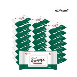 이지팜 손소독티슈 캡형 50매 24팩 휴대용 학교티슈
