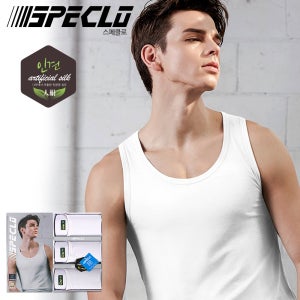 스페클로 SV103 쿨스킨 인견 남런닝 3매입 쿨런닝