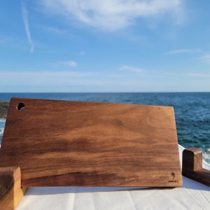 comma 캠핑도마 월넛 나무도마 미니 수제 원목