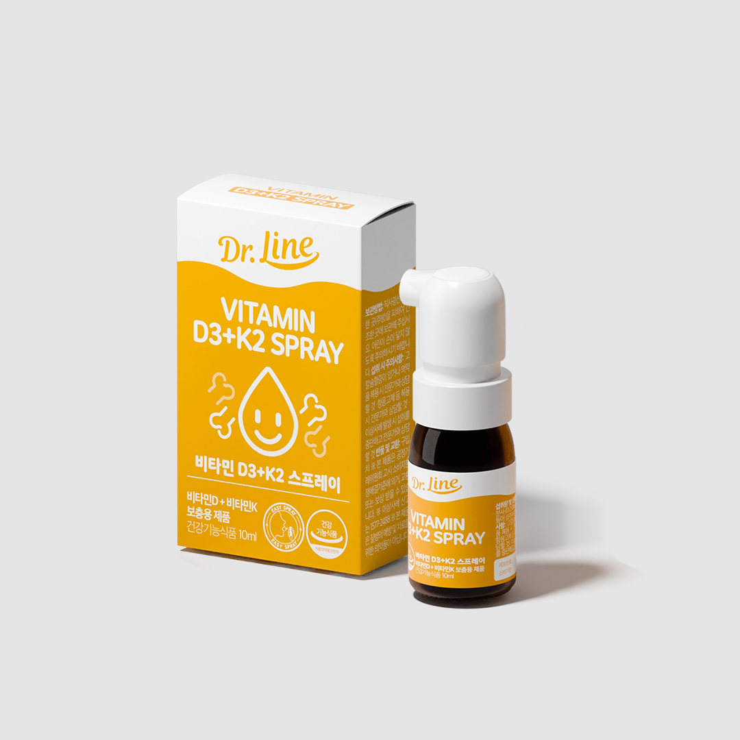 닥터라인 유소아 비타민D3+K2 400IU(구 닥터라인 400IU)
